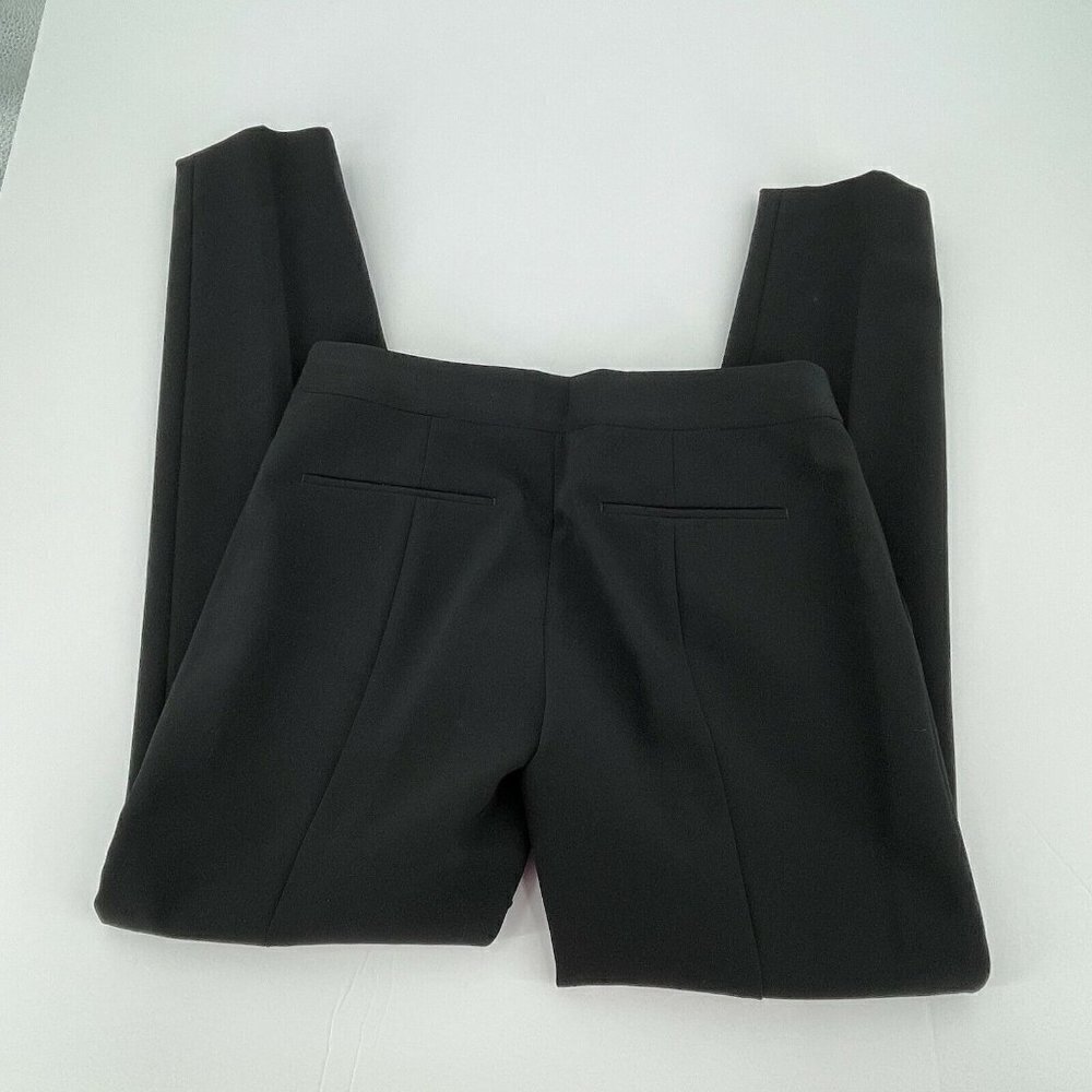DKNY Womens Pants 2 Black Business Casual Classic Pockets Straight Trousers Knit - Picture 5 of 12